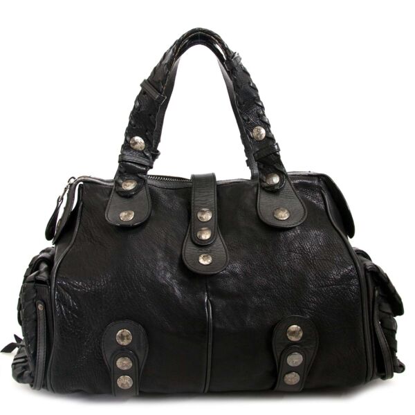 chloé black silverado bag now for sale at labellov vintage fashion webshop belgium