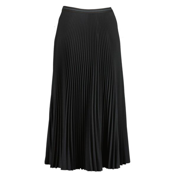 Prada Black Pleated Skirt - Size IT40