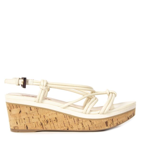 Prada Cork Flatform Sandals - size 36