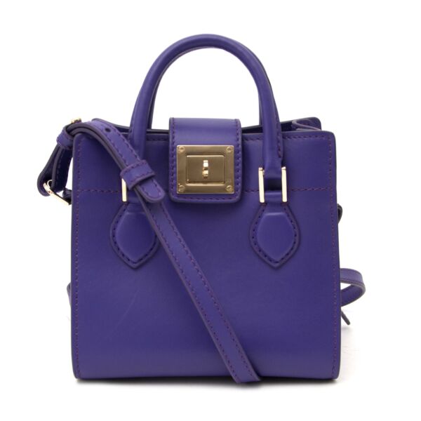 Te koop: Roberto Cavalli Purple Box Shoulder Bag