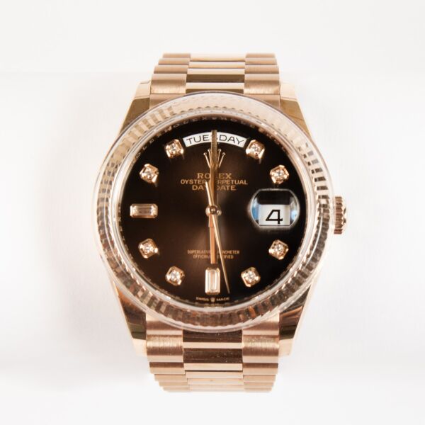 Rolex Day Date 36 Everose Gold 128235