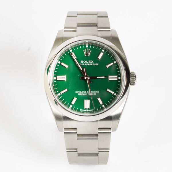Rolex Green Dial Oyster Perpetual 36 Watch