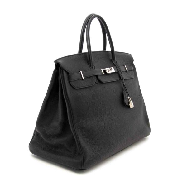 Hermès Birkin 40 Black Togo leather