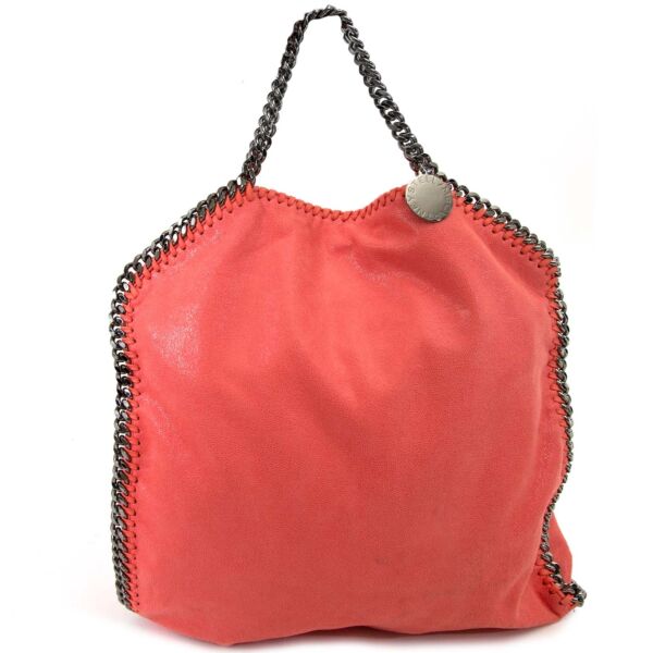 stella mccartney falabella salmon pink bag now for sale at labellov vintage fashion webshop belgium
