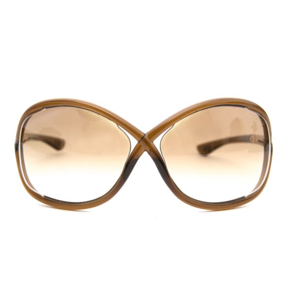 comme neuf lunettes Tom Ford Black Whitney Sunglasses