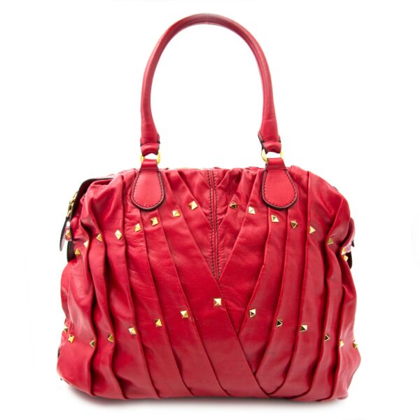 Valentino Red Maison Tote Bag for the best price available online
