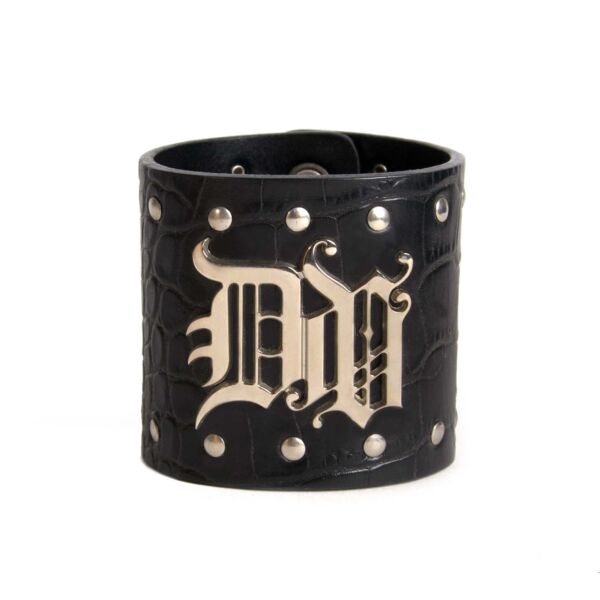 versace embossed croco medusa cuff now for sale at labellov vintage fashion webshop belgium