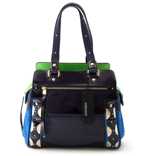 Versace Colorblock Shoulder Bag for sale online