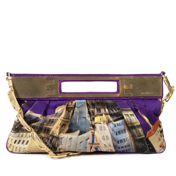 Versace Purple Clutch