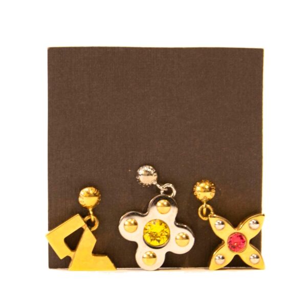 Louis Vuitton Set Of 3 Blooming Earrings
