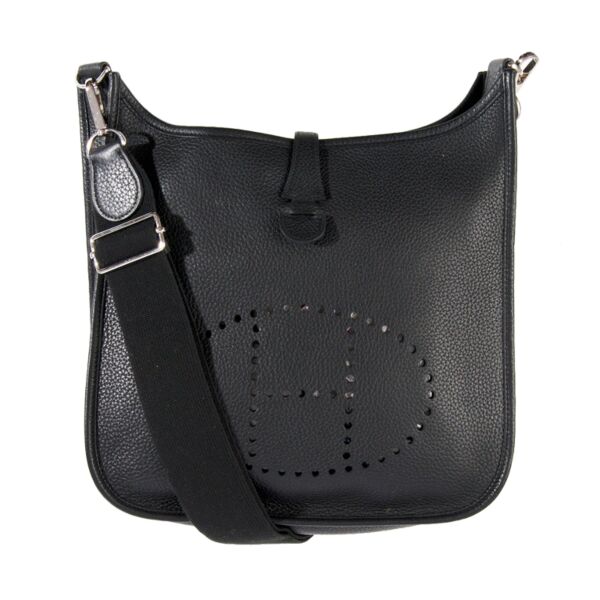 Second hand vintage designer hermes hand post shoulder cross body bag 