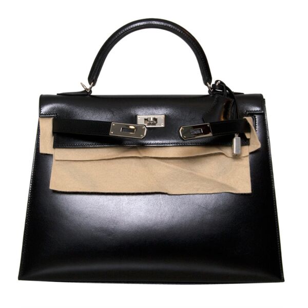 hermes kelly handtas tweedehands vintage
