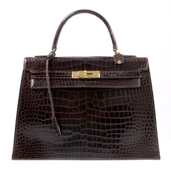 Hermes Kelly 32 cm Crocodile Porosus