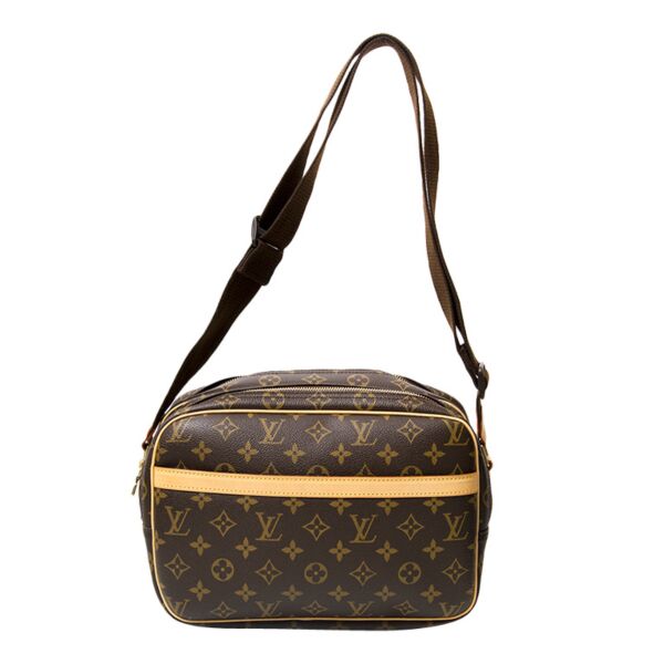 tweedehands louis vuitton reporter handtas bij labellov webwinkel vintage antwerpen belgie