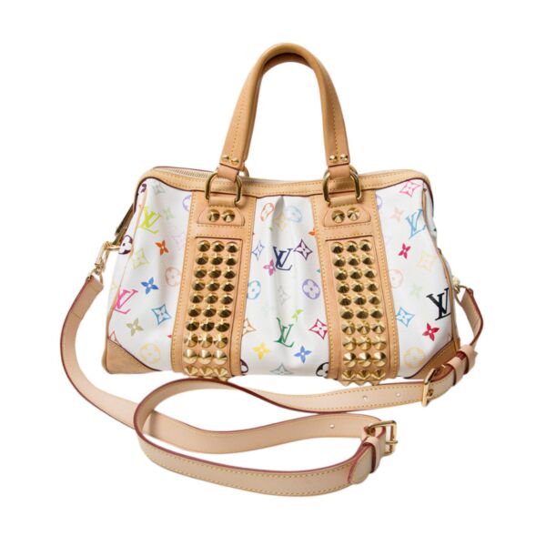Koop bij Labellov webwinkel tweedehands vintage louis vuitton courtney multicolor online in antwerp belgium
