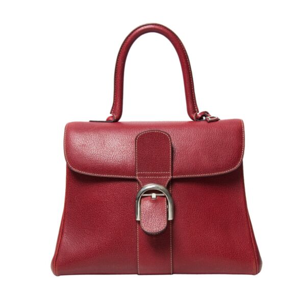 tweedehands Delvaux Brillant rood bij Labellov webshop Antwerpen Belgie