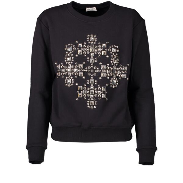 100% authentic Saint Laurent Embellished Sweatshirt - size XS for the best price