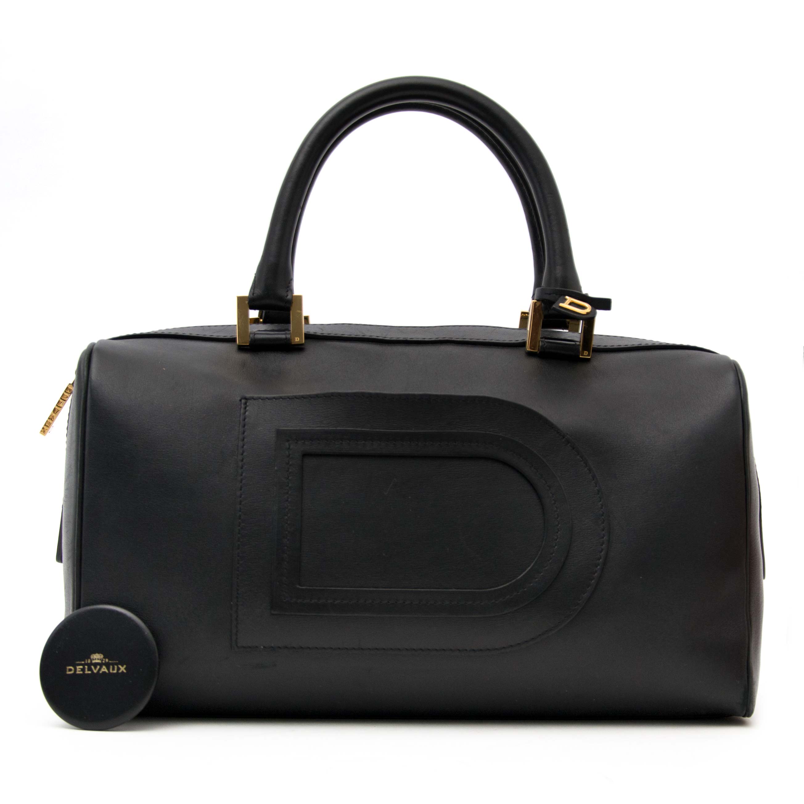 Delvaux Black Allure Louise Boston Bag ○ Labellov ○ Buy