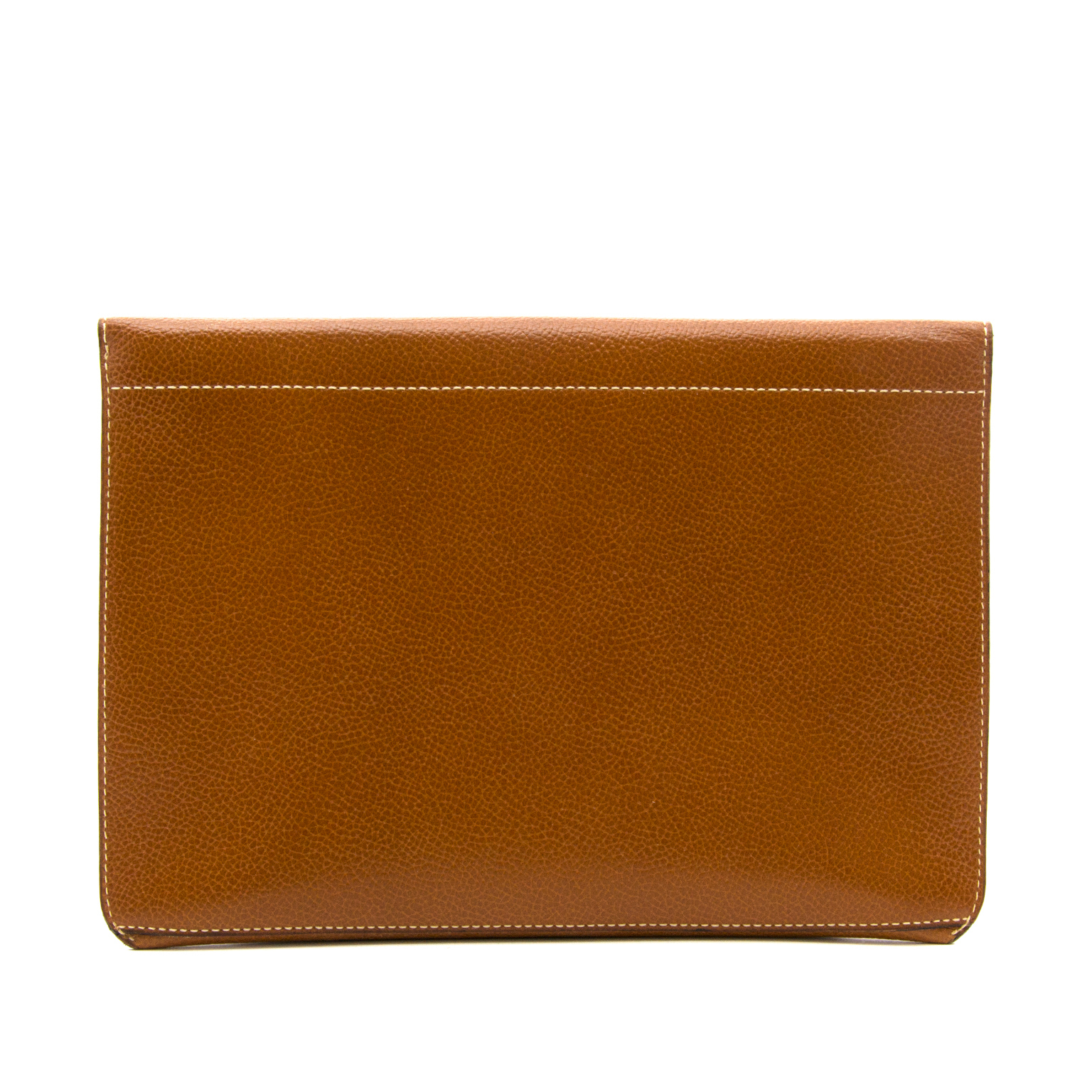 Delvaux Brown Pochette Fusee ○ Labellov ○ Buy and Sell Authentic