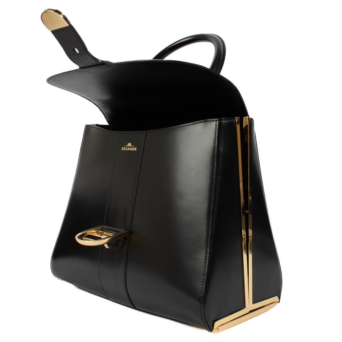Delvaux Black Kelly ○ Labellov ○ Buy and Sell Authentic Luxury
