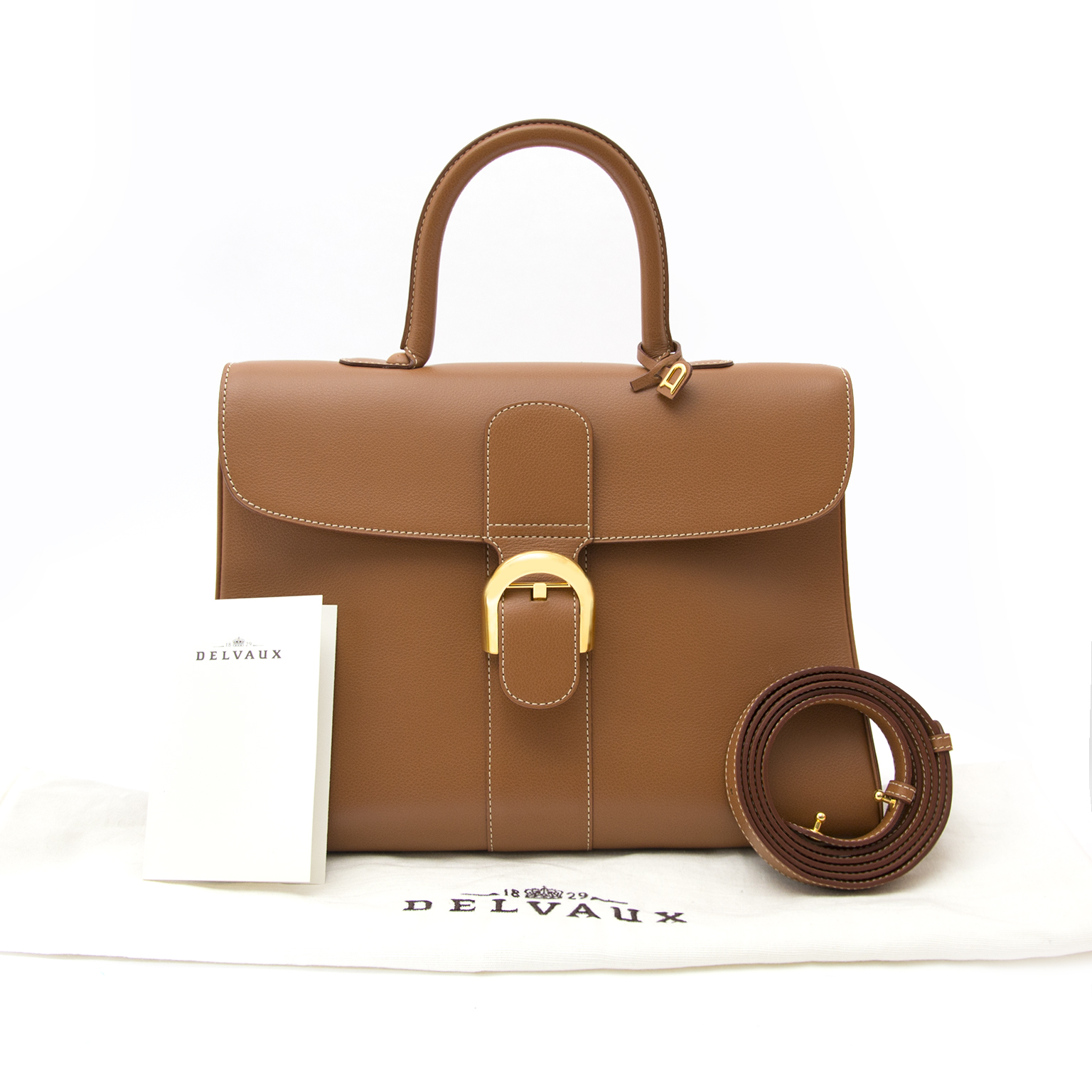 ヴィンテージ☆Delvaux☆ブリアンGM バッグ Delvaux Brillant GM Pink Fluorescent Handbag + STRAP