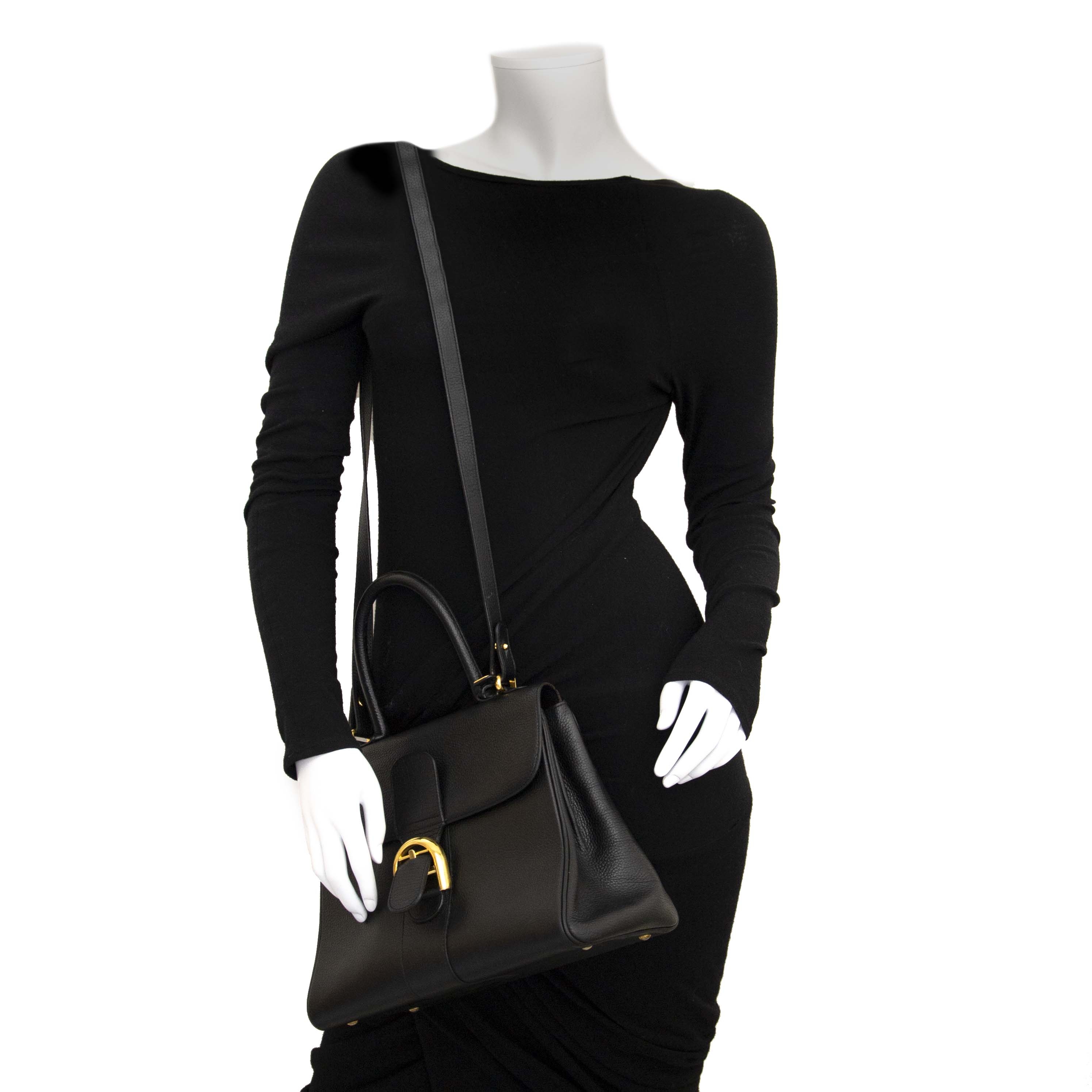 Delvaux Black Brillant MM + Strap ○ Labellov ○ Buy and