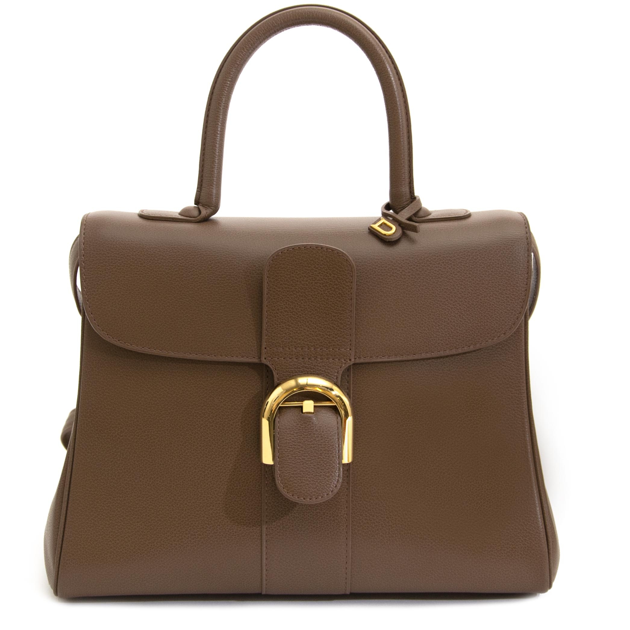 Delvaux Brillant MM Jumping Taupe ○ Labellov ○ Buy and