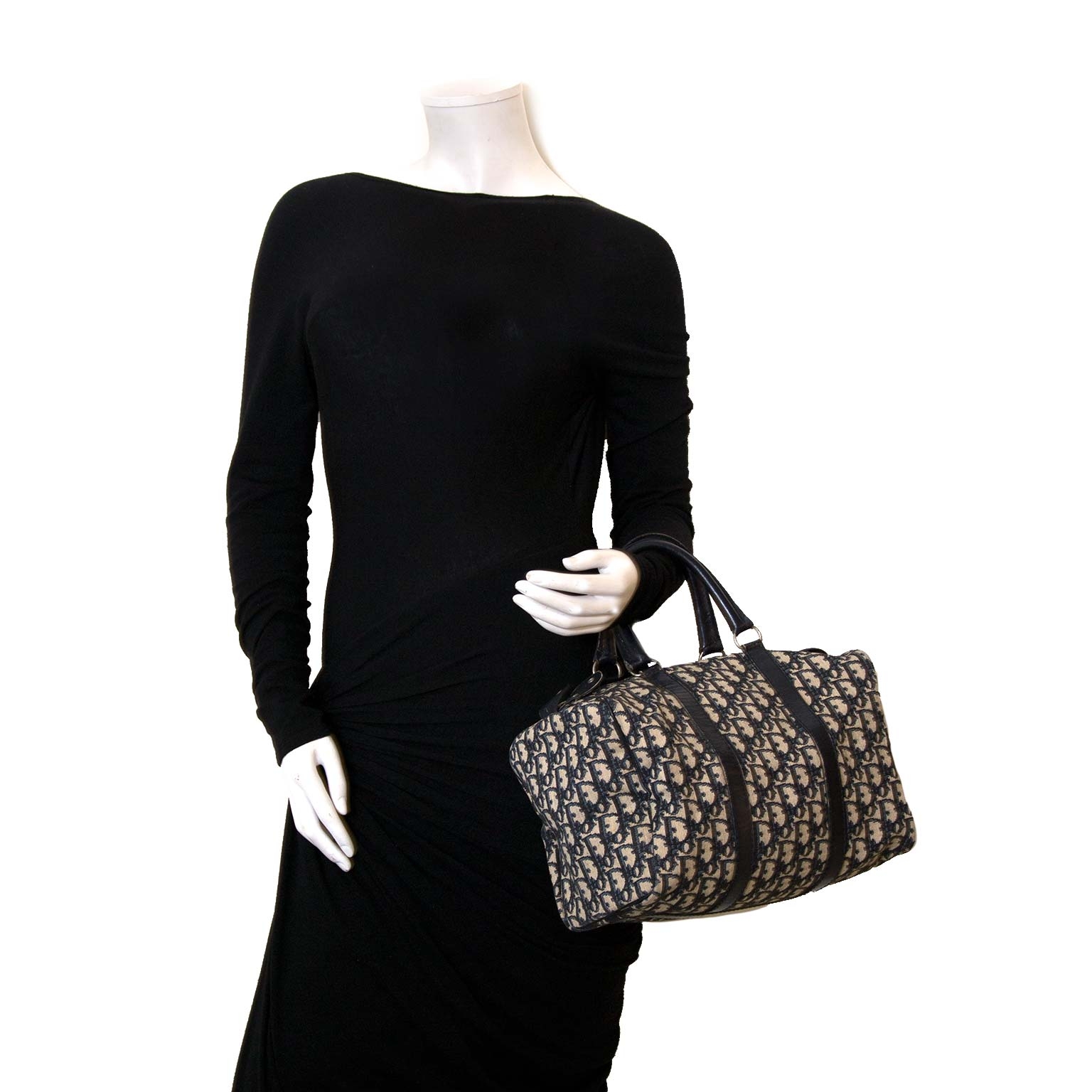 dior monogram duffle bag