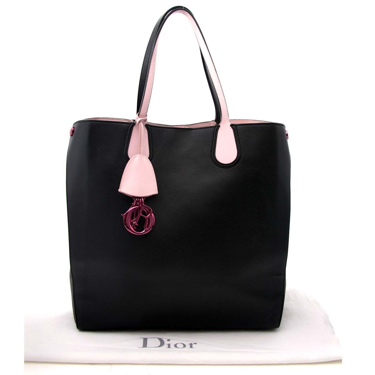 dior-tote-black-pink-