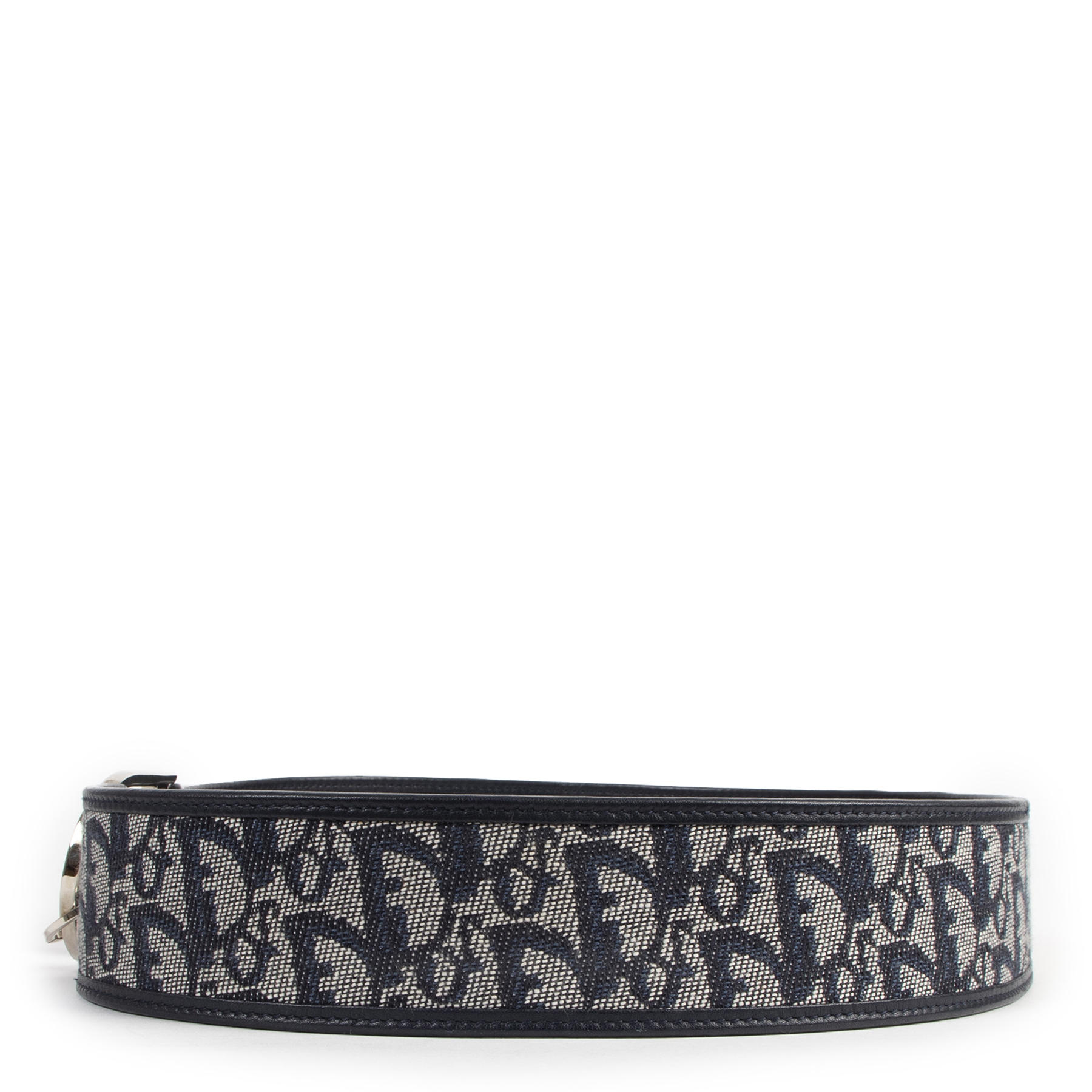 Christian Dior ロゴ柄ベルト ネイビー dior_blue_monogram_belt__1.jpg