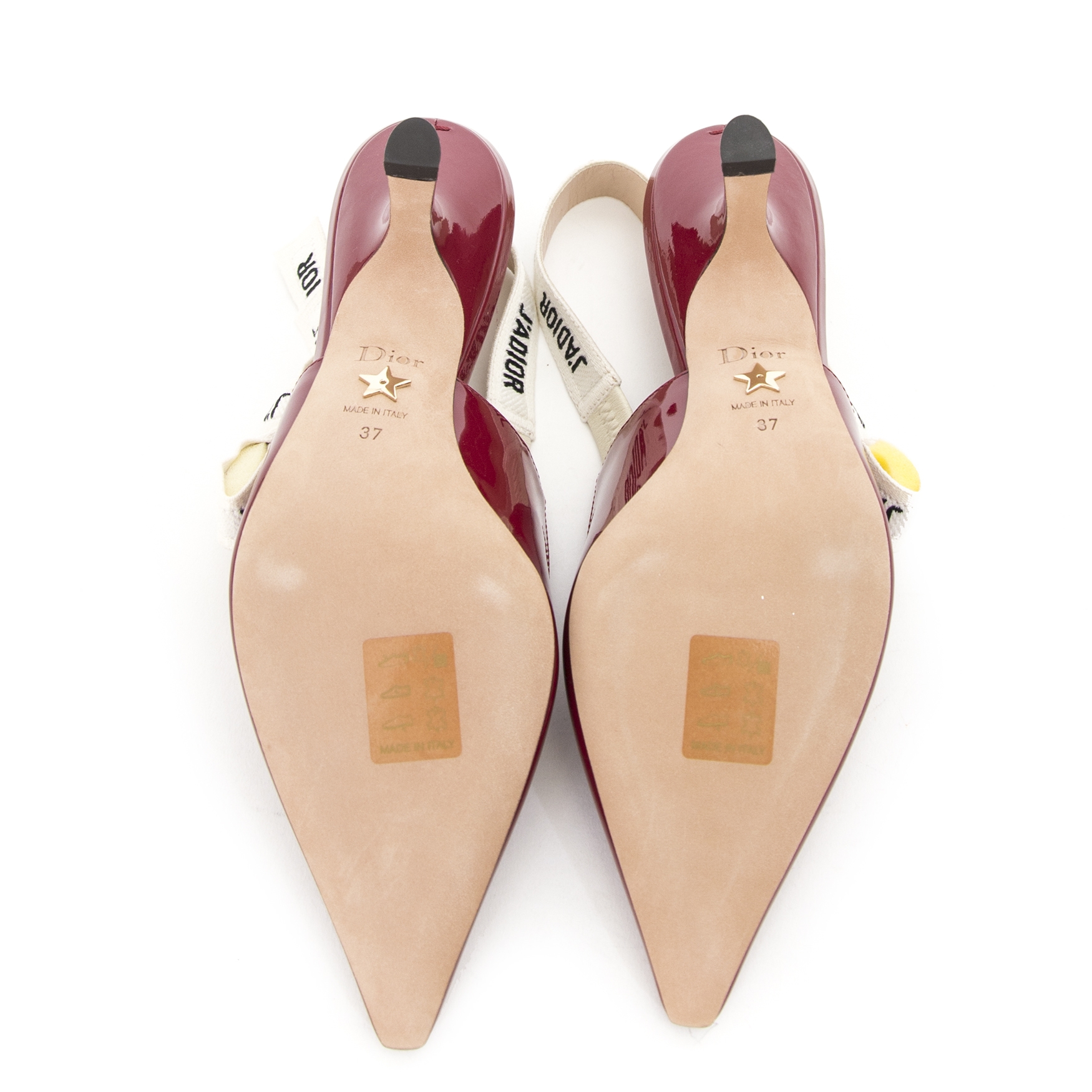 Dior kitten heels slingback store