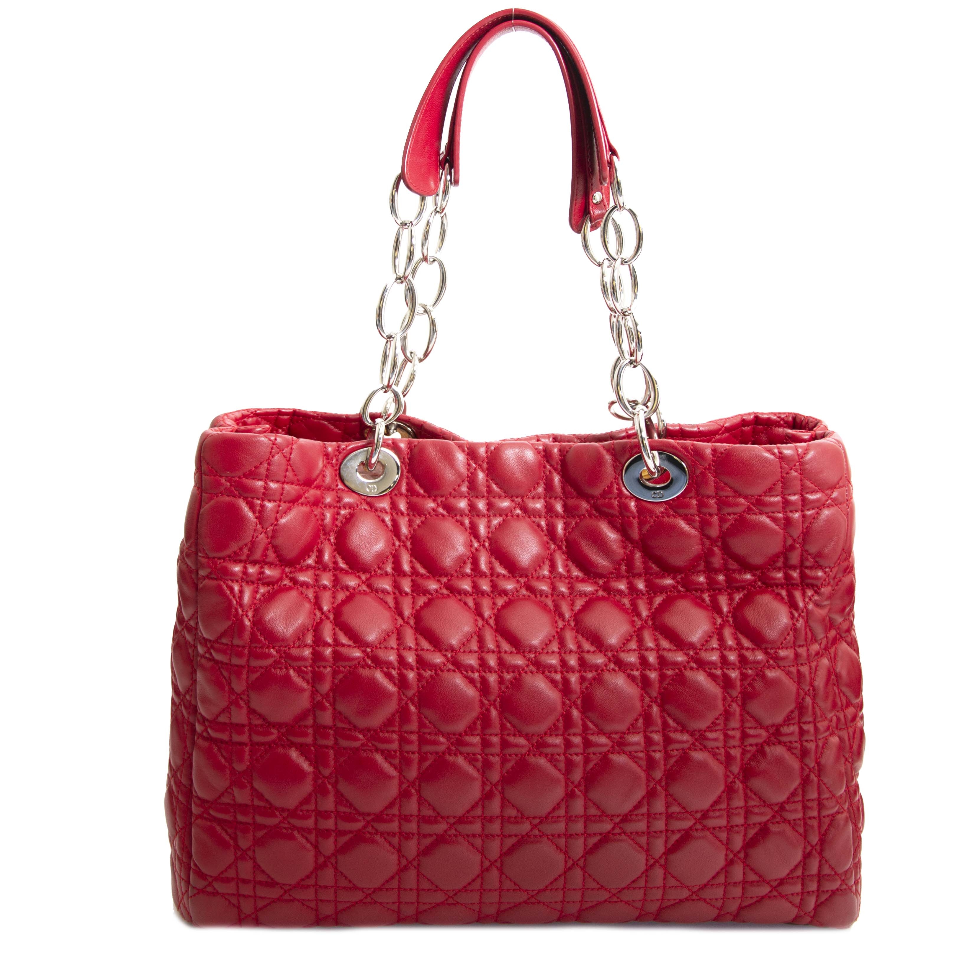 Lady dior lambskin tote bag price shop