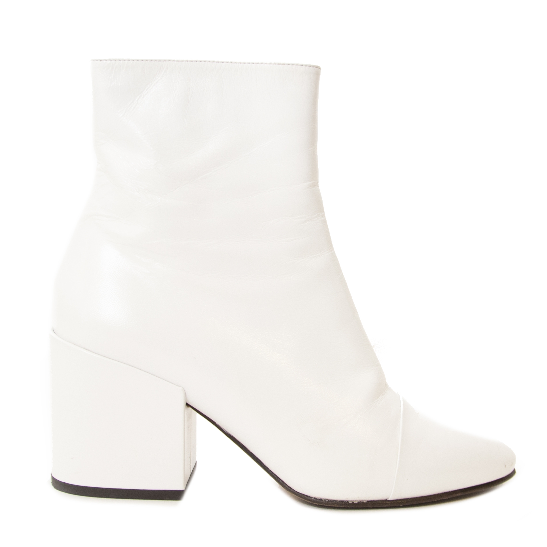 dries van noten white boots