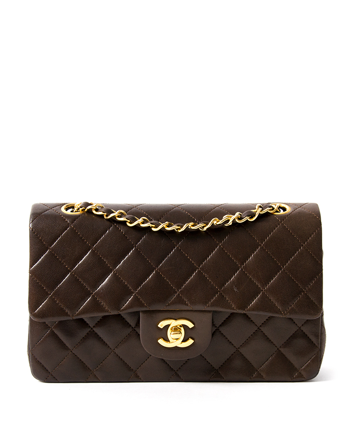 Chanel Small Classic Flap Bag in Chocolate Brown GHW ○ Labellov ○ Buy and  Sell Authentic Luxury