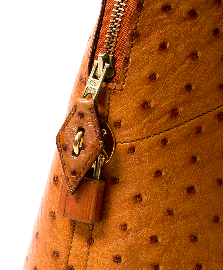 Hermès Bolide Cognac Ostrich Bag ○ Labellov ○ Buy and Sell