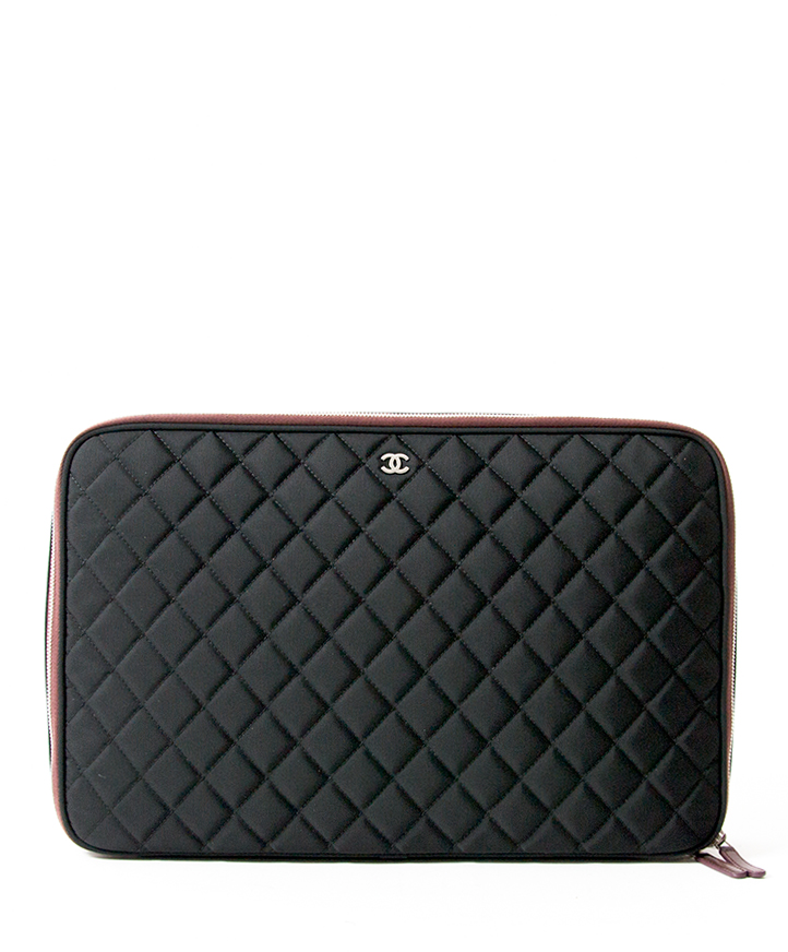 Chanel Limited Quilted Laptop Case Labellov Buy and Sell Authentic Luxury