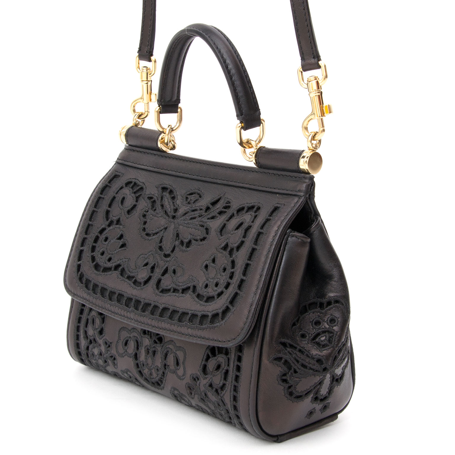 ◆完売前に◆【Dolce&Gabbana】マヨリカ刺繍 SICILY バッグ ドルチェ＆ガッバーナ“マヨリカ柄”アイコンバッグ「シシリー」や