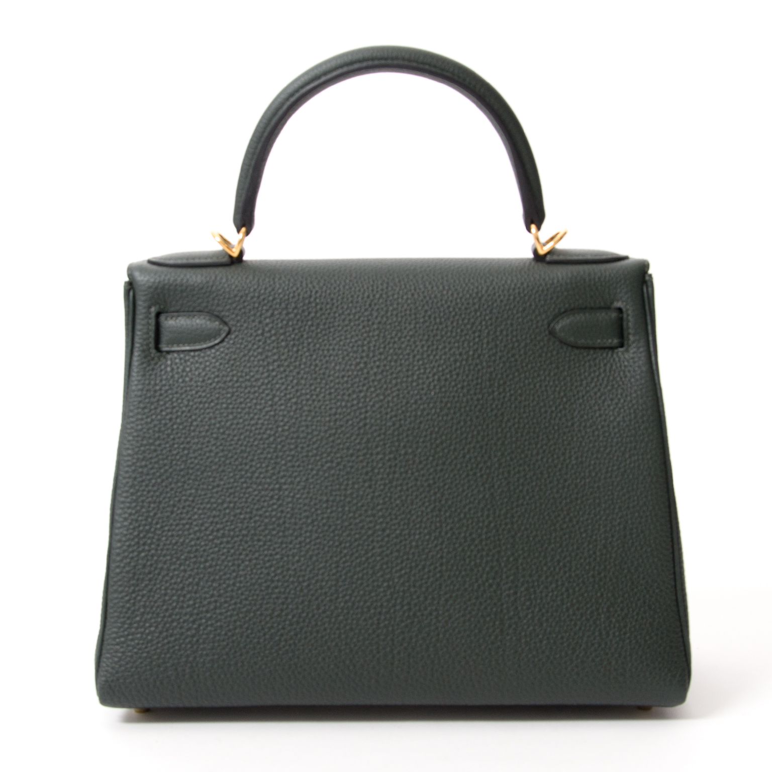 【鮮やかグリーンがコーデの差し色に】HERMES スティープル 28 鮮やかグリーンがコーデの差し色に】HERMES スティープル 28