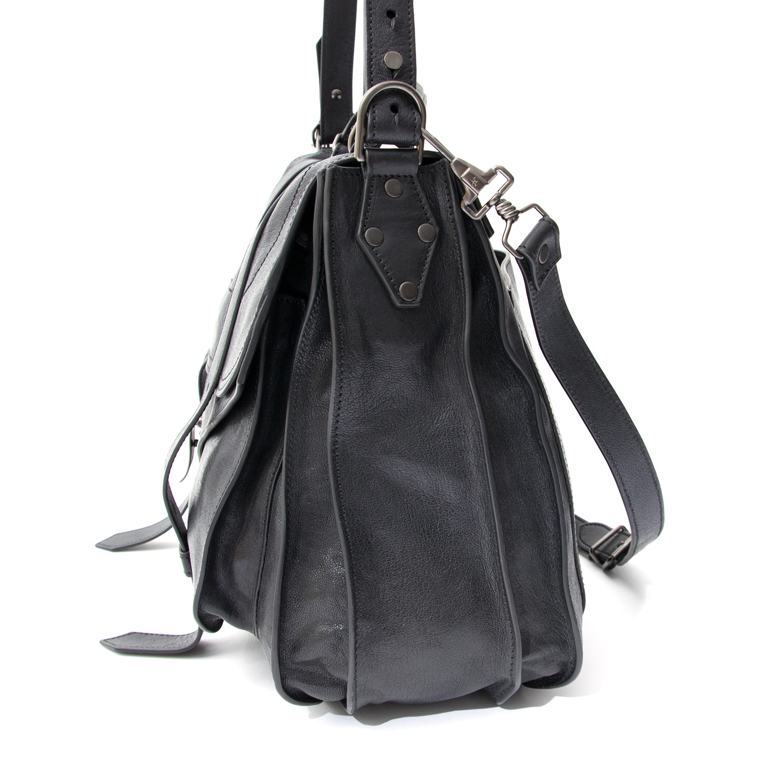 ⭐️新品⭐️PROENZA SCHOULER レザーブルゾン　ブラック　サイズ6 WL2532152-TY041-
