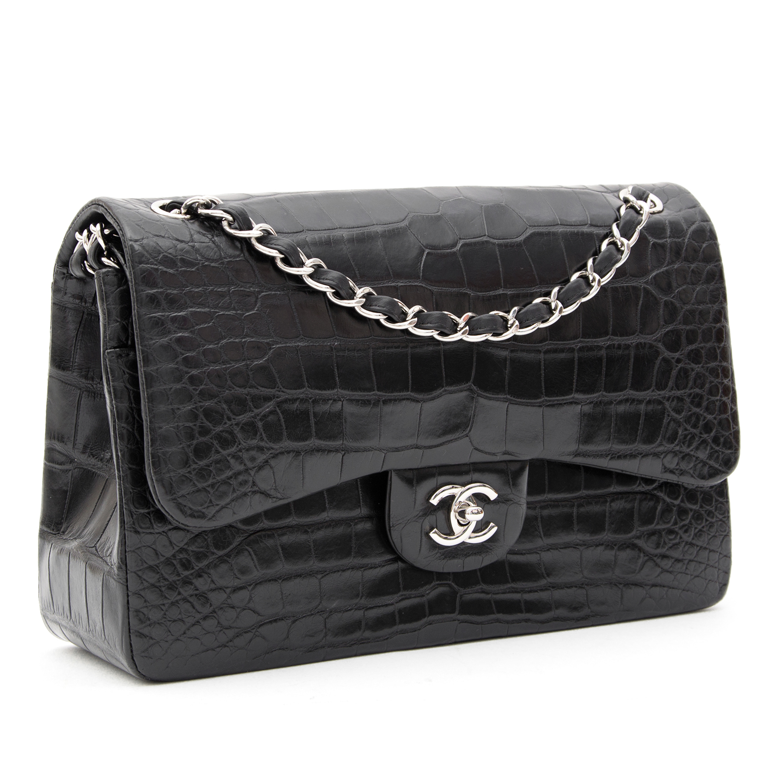 Chanel alligator flap bag price online