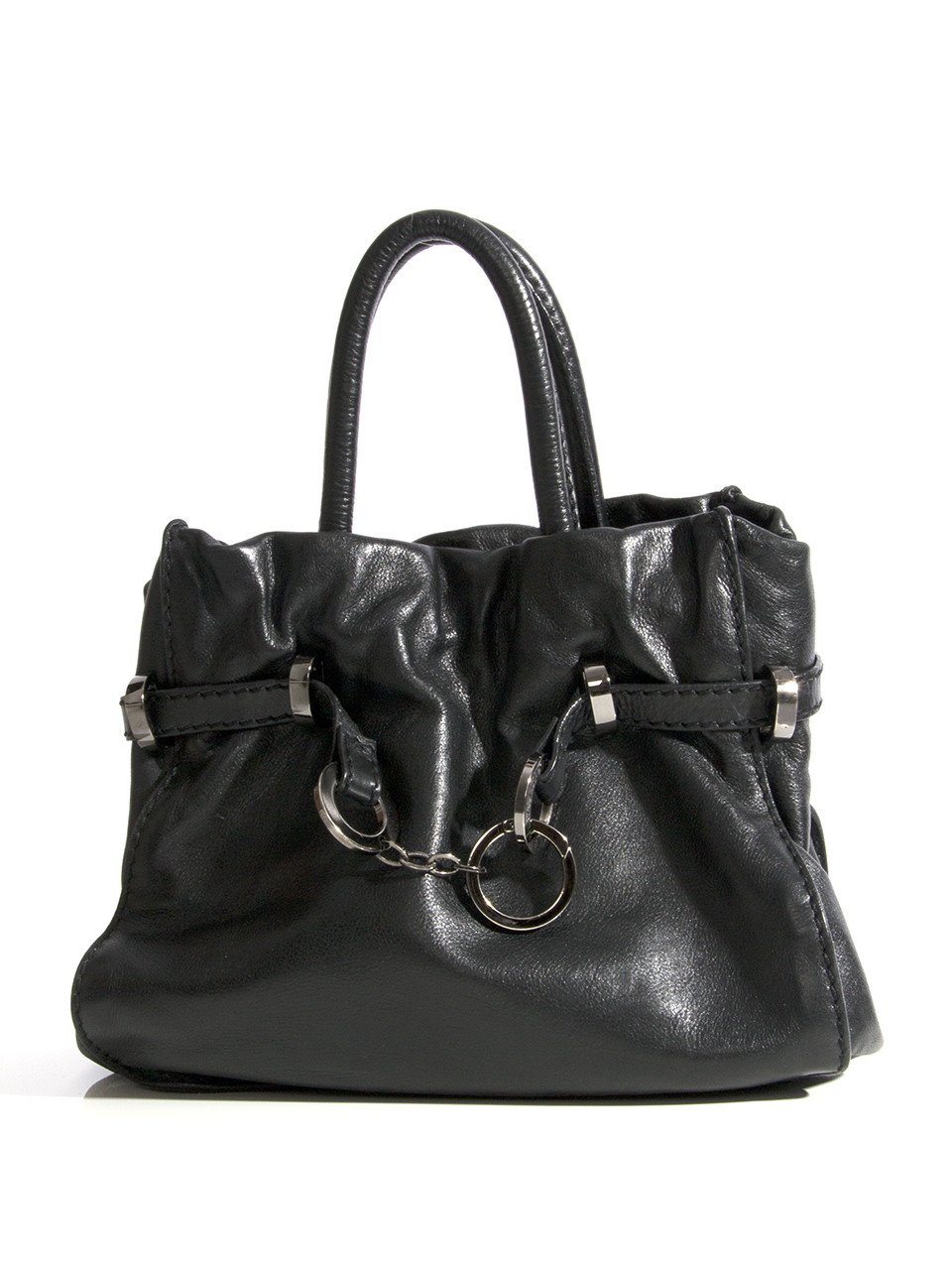 SONIA RYKIEL レザー　キルティング　ウエストバッグ　ボディ　ブラック SONIA RYKIEL レザーキルティングウエストバッグボディブラック