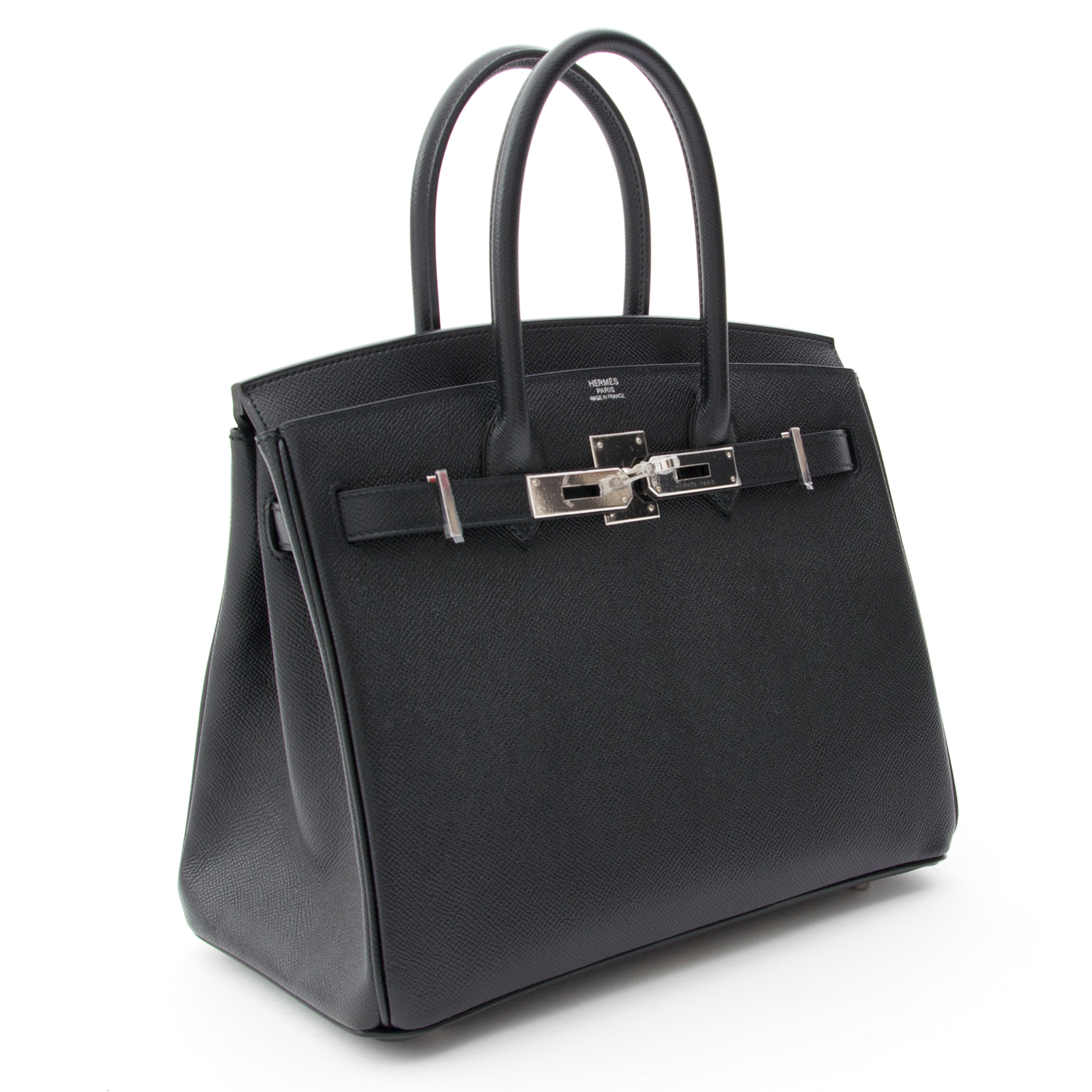 Hermes Birkin 30 😍 Black Epsom in PHW, Luxury, Bags & Wallets on