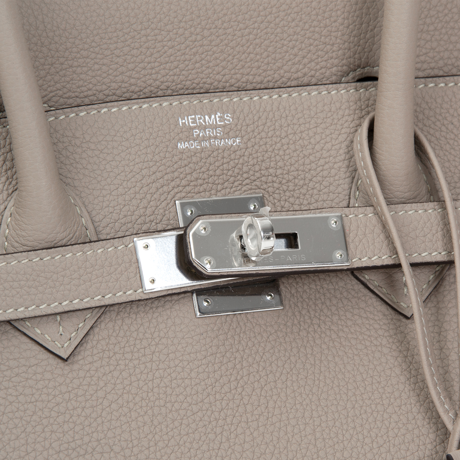Hermès Birkin 35 Gris Tourterelle Veau Togo Doublure Chevre Pigmente PHW ○  Labellov ○ Buy and Sell Authentic Luxury