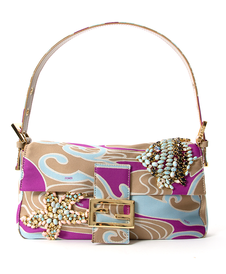 Fendi Baguette Beaded Bag Labellov Buy and Sell Authentic Luxury