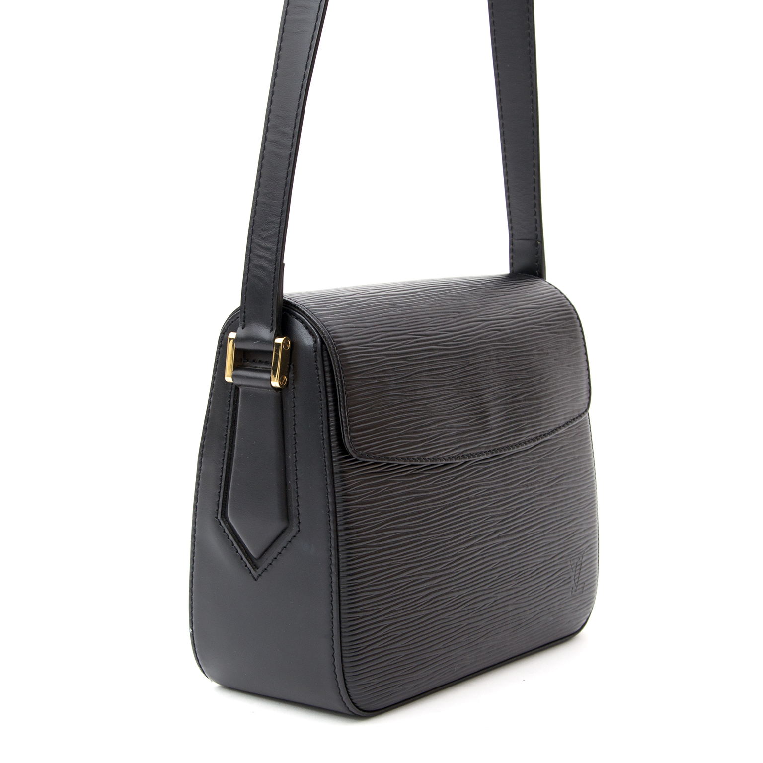 Louis Vuitton Black Epi Buci Box Bag Labellov Buy and Sell Authentic Luxury