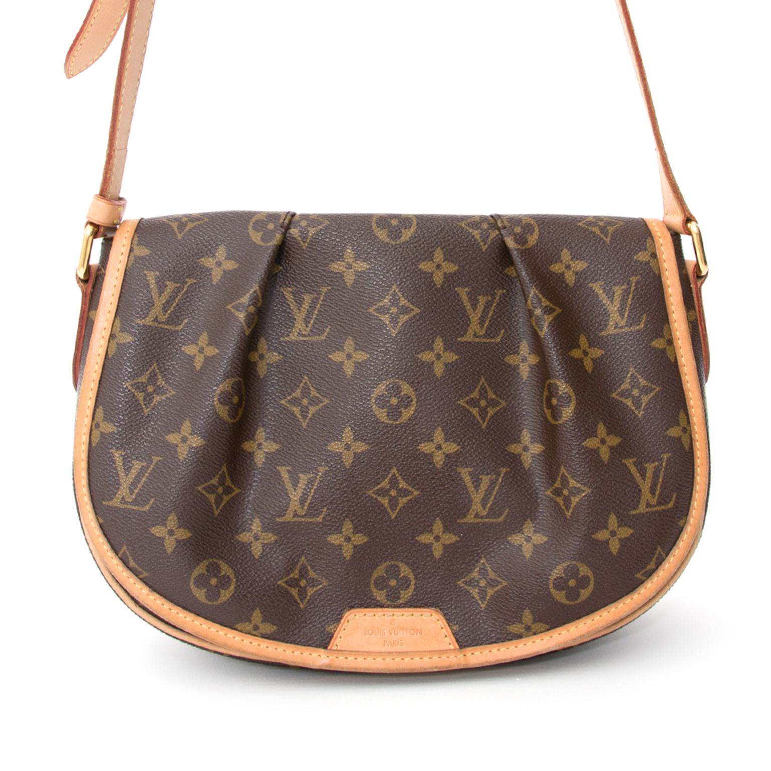 Menilmontant crossbody bag Louis Vuitton Brown in Synthetic - 23544264