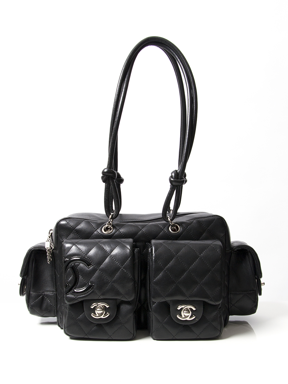 Vintage Chanel Cambon Quilted Lambskin Shoulder Bag Labellov