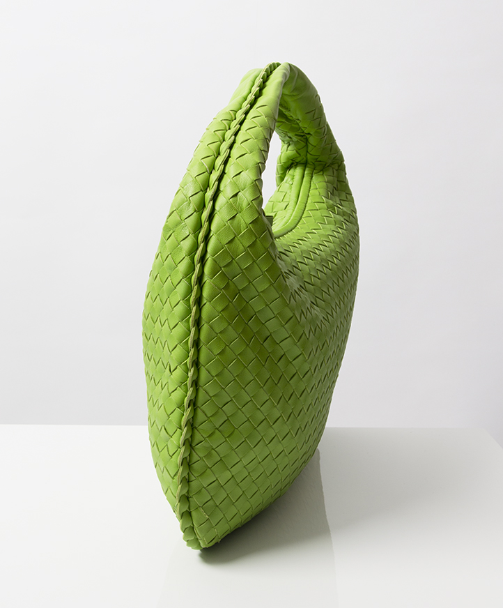 【送料&関税込】Bottega Veneta Grass Green Nappa Leather And Bottega Veneta ,Lagoon Nappa Leather Sneakers in Black