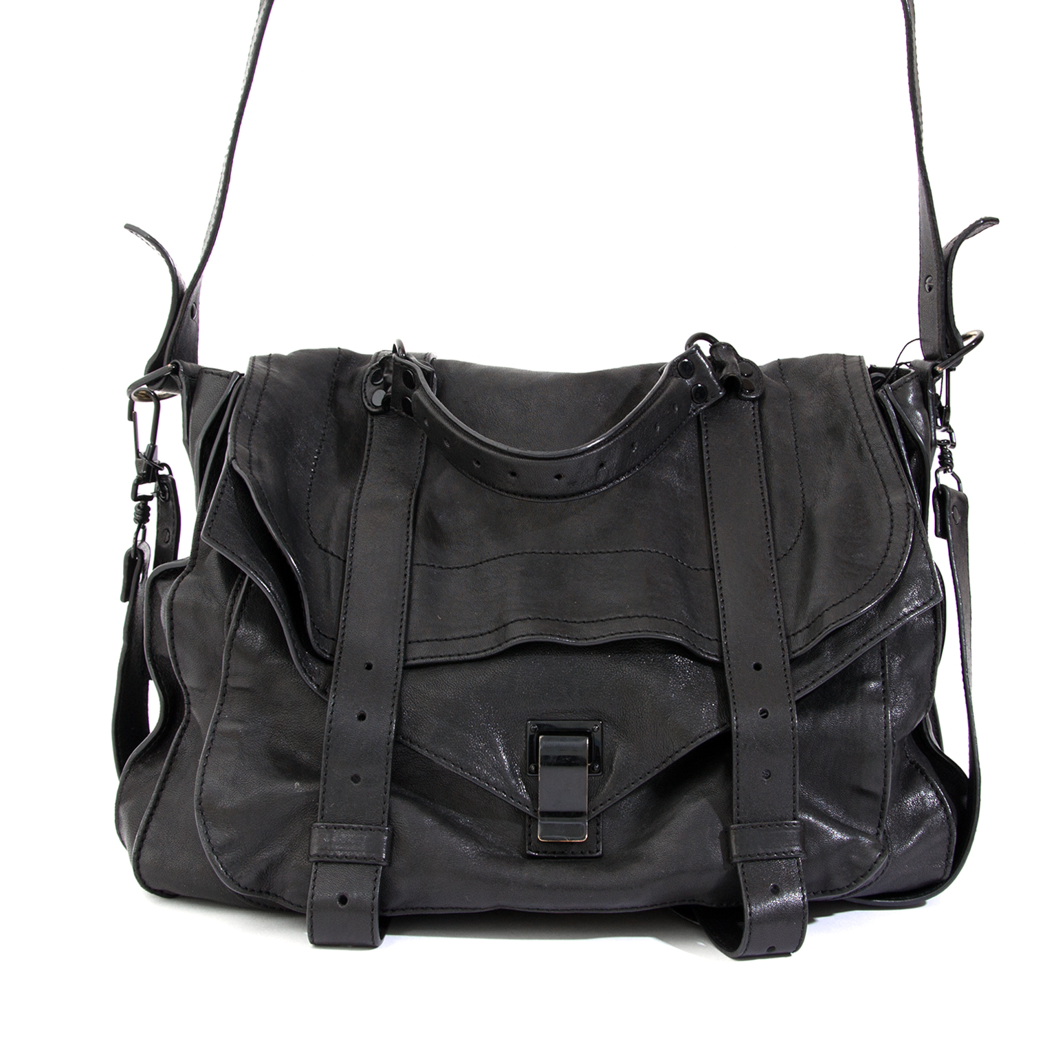 ⭐️新品⭐️PROENZA SCHOULER レザーブルゾン　ブラック　サイズ6 Proenza Schouler PS1 Mini Luxe Leather Satchel Bag | Neiman