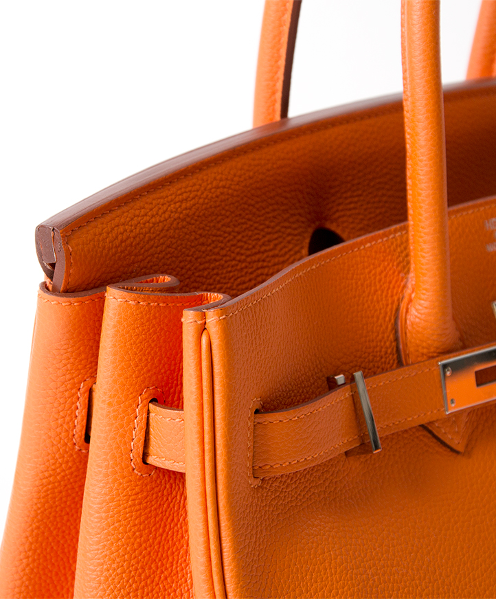 Hermès Birkin 35 Orange Togo PHW ○ Labellov ○ Buy and Sell Authentic Luxury